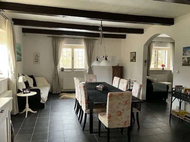 eetkamer vakantiehuis West-Bohemen